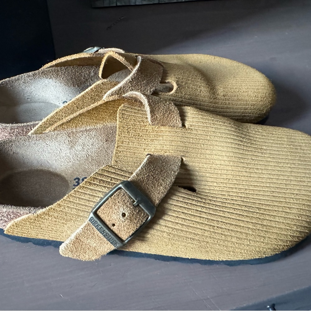 Birkenstock BostonClog cork brown size 38 lightly worn